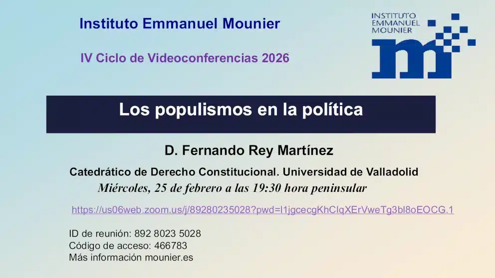Cartel de la conferencia