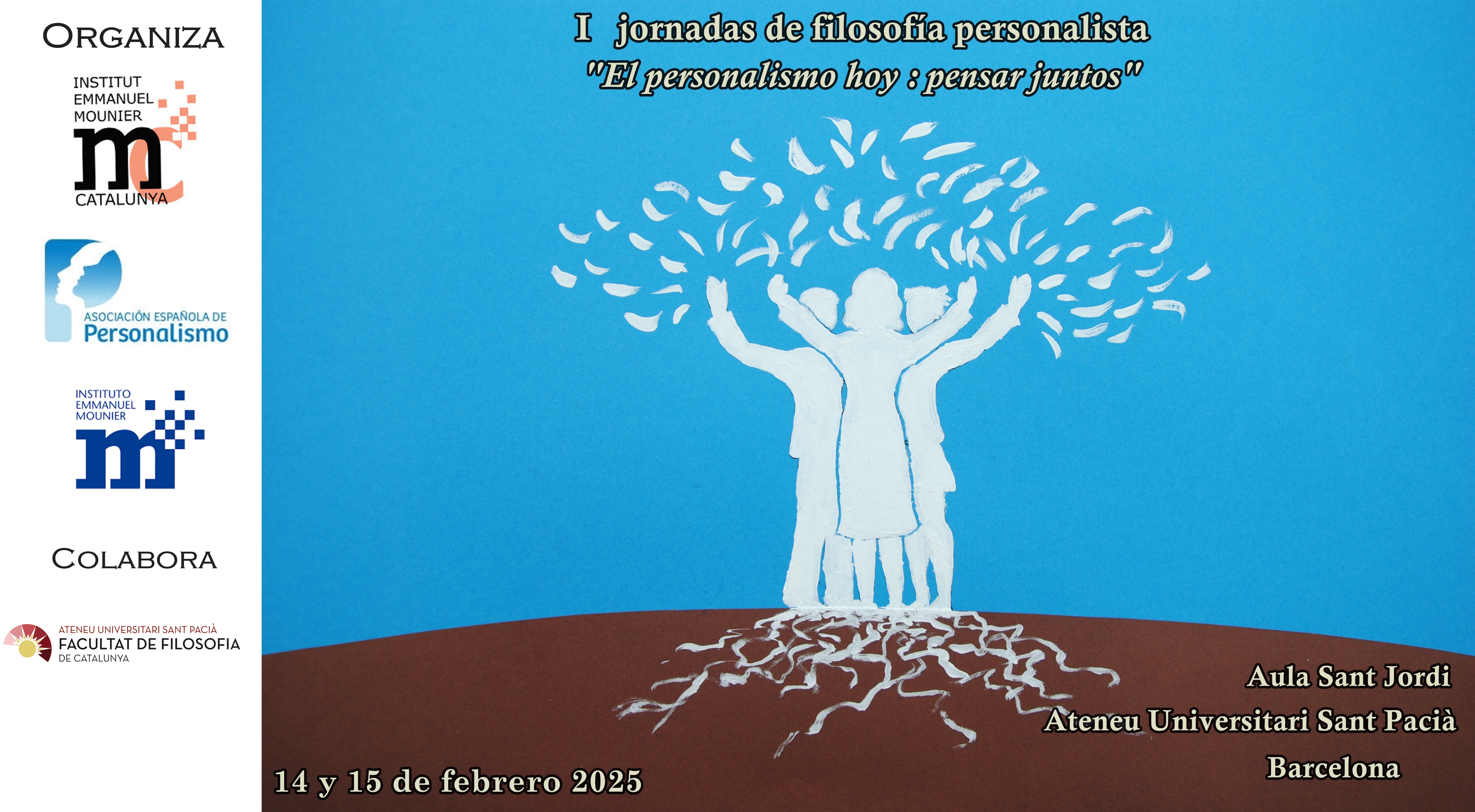 Cartel de las I Jornadas de filosofía personalista